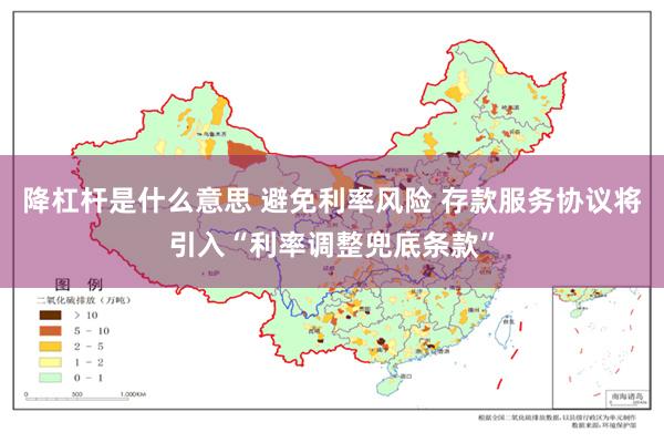 降杠杆是什么意思 避免利率风险 存款服务协议将引入“利率调整兜底条款”