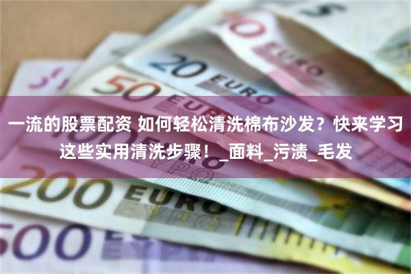 一流的股票配资 如何轻松清洗棉布沙发？快来学习这些实用清洗步骤！_面料_污渍_毛发