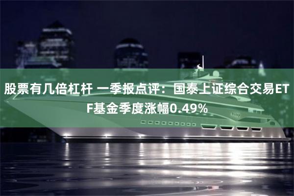 股票有几倍杠杆 一季报点评：国泰上证综合交易ETF基金季度涨幅0.49%