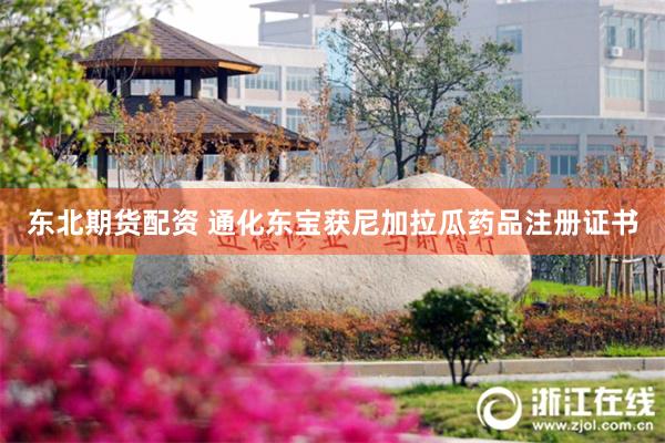 东北期货配资 通化东宝获尼加拉瓜药品注册证书