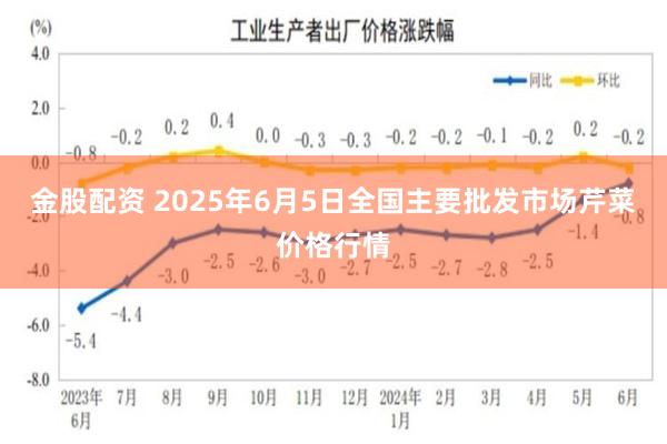 金股配资 2025年6月5日全国主要批发市场芹菜价格行情