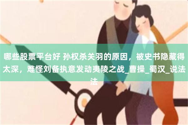 哪些股票平台好 孙权杀关羽的原因，被史书隐藏得太深，难怪刘备执意发动夷陵之战_曹操_蜀汉_说法