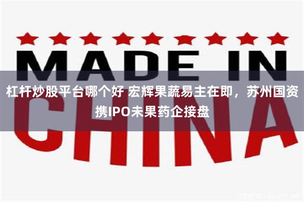 杠杆炒股平台哪个好 宏辉果蔬易主在即，苏州国资携IPO未果药企接盘