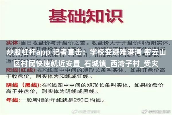 炒股杠杆app 记者直击：学校变避难港湾 密云山区村民快速就近安置_石城镇_西湾子村_受灾