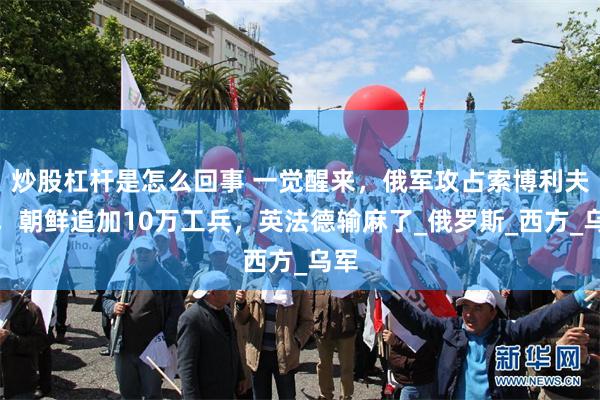 炒股杠杆是怎么回事 一觉醒来，俄军攻占索博利夫卡，朝鲜追加10万工兵，英法德输麻了_俄罗斯_西方_乌军